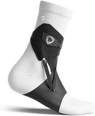 BetterGuards Lite Ankle Brace – Lightweight Sports Ankle Support for Men & Women | Stabilizer for Comfort & Mobility | Breathable, Non-Compression Fit for Sports, Training & Recovery (Black, Small, Left)