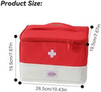 Travel Medicine Bag Organizer, Medical Bag Empty, for Home, Travel, Camping, Car, Hiking & Outdoor Emergencies, Emergency Medical Kits