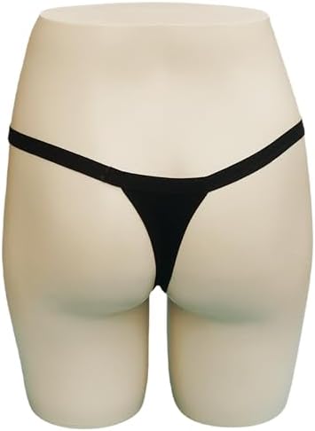 5 Pack Women's Black White Red Panties Cotton Spandex Thongs Underwear G-strings