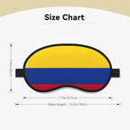 Flag of Colombia Sleep Mask 100% Light Blocking Eye Mask for Sleeping, Sleep Mask for Unisex for Travel/Nap