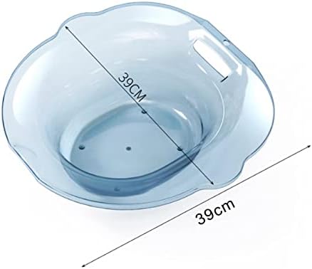 Generic Sitz Bath Basin for Toilet, Bidet Toilet Tub Anti Overflow, Universal, Reusable, Portable Hangable Steam Seat Hip Bath for Women Men Elderly, Blue
