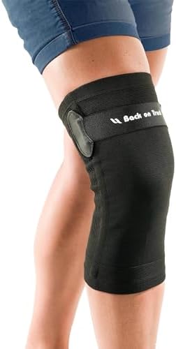 Back on Track Knee Brace with Removable Strap 1110 with Welltex Technology, Black, XX-Large