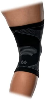 McDavid Elite Knee Sleeve with Gel Pad and Stays. Compression Knee Patella Support for Knee Pain Relief. Engineered Elastic. For Men and Women. Left or Right Leg. Black or Grey.