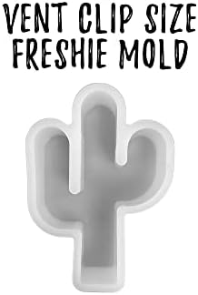 Lashicorn Cactus Silicone Mold | 2" Wide x 3" Long x 0.8" Deep | Silicone Casting Mold for Resin, Soap, Chocolate & More