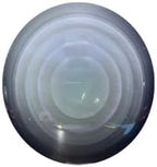StoneStory Black Obsidian with Colored Eye Healing Crystal Natural Rock Crystal Quartz Gemstone Sphere Ball 1 Piece 60mm (Black Obisidian Rainbow Eye, 2.36")