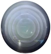 StoneStory Black Obsidian with Colored Eye Healing Crystal Natural Rock Crystal Quartz Gemstone Sphere Ball 1 Piece 60mm (Black Obisidian Rainbow Eye, 2.36")