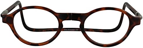Clic Classic Tortoise Adjustable Front Connect Ready Reader, 1.50