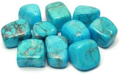 CrystalAge Turquoise Howlite Tumble Stone (20-25mm) - Pack of 5
