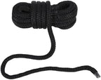 Keenso Boat Dock Line, Double Weave Nylon Rope for Mooring with 12in Loop, Marine Grade High Strength Docking Rope 1/2 Inch X15 Ft for Boats up to 35ft (Black)