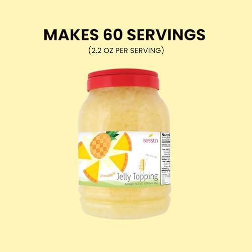 Bossen Jelly Topping-8.38lbs/bottle-Pineapple flavor