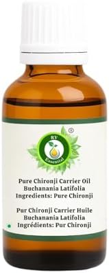 Chironji Oil | Buchanania Latifolia | Pure Chironji Oil | 100% Pure Natural | Cold Pressed Chironji Oil | 15ml | 0.507oz by R V Essential