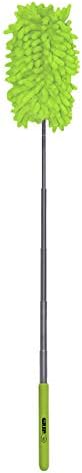 Grip Telescopic Micro Fiber Duster - Extends 10" to 34" - Traps and Holds Dust Without Harmful Cleaning Chemicals - Cleaning/Dusting Around Home, Office, Vehicle