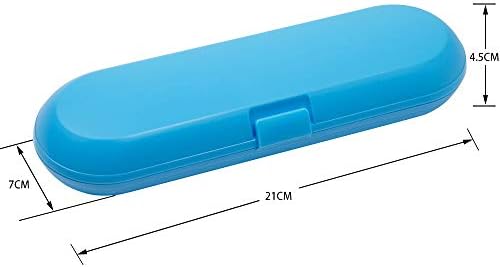 Nincha Plastic Electric Toothbrush Travel Case for Fairywill/TEETHEORY/Seago/Dnsly Series Sonic Electric Toothbrush, Blue