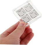 2pcs Makeup Organizer Diy Eyeshadow Palette Stylish Lipstick Storage Box for Daily Use and Special Occasions