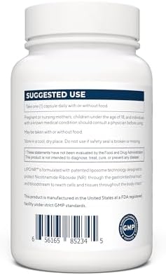 Renue By Science Nicotinamide Riboside | High Strength Liposomal NAD Supplement | 90 Nicotinamide Capsules - 300mg Nicotinamide Riboside per Serving | Manufactured in The USA Third-Party Tested