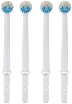 Replacement Part for Waterpik or other Water Flossers/Irrigators (Aquaflosser 4 Brush Head Tips)