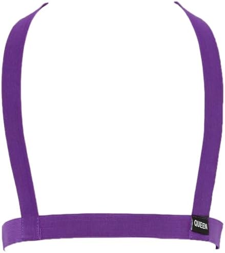 Daisy corsets Women's Purple Stretchy Body Harness Top