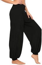 AvaCostume Women's Modal Yoga Pants Loose Harem Pants Soft Pilates Dance Joggers Lightweight Lounge Pajama Bottoms