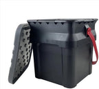 5 Gallon Heavy Duty Plastic Material Bucket Tote, Black, Adult