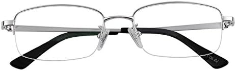 Computer Readers Half Rim Mens Womens Blue Ray Blocking Reading Glasses