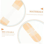 Gatuida 3pcs Zippered Device Adhesive Bandages for Closure Zip Closure Strips Care Patches Butterfly Closures Bandages Tape Flexible Cloth Protector