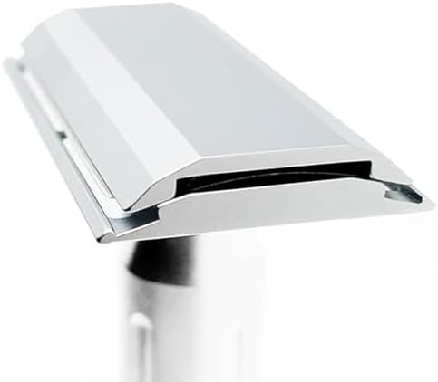 Goodfellas’ Smile SYNTESI STAINLESS STEEL Double Edge Safety Razor – CNC Machined with an Extreme Comfort Angle, Made in Italy