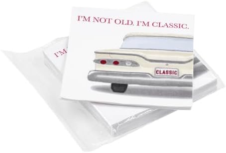 30 Pk, "Classic Car" Paper Cocktail Party Napkins for Birthday Parties, Celebrations & Auto Enthusiasts