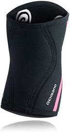 Rehband Rx Knee Sleeve 7mm - Black/Pink - XLarge - 1 Sleeve