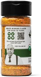Kinder's Organic Santa Maria Rub (Cracked Pepper and Herbs), Premium Quality Seasoning, MSG Free and USDA Certified Organic, 2.6oz
