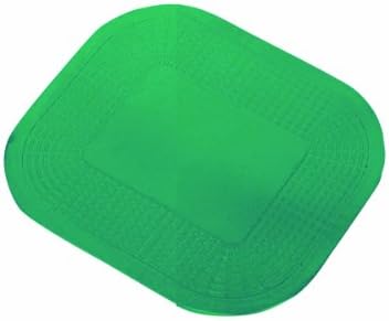 Dycem 50-1590G Non-Slip Rectangular Pad, 7-1/4" x 10", Forest Green