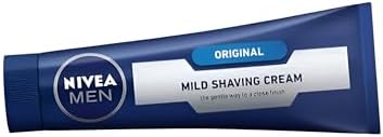 NIVEA Men Protect & Care Shaving Cream 100 ml 4-Pack – Moisturizing Men’s Shave Cream with Aloe Vera and Pro‑Vitamin B5, Gentle on Skin, Smooth Razor Glide, Alcohol-Free, Ideal for Daily Grooming