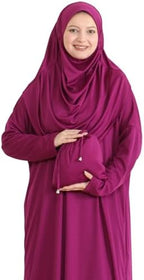 Prien Muslim Dress For Women With Hijab, Abaya, Instant Prayer Clothes Set, Islamic Wear, Dubai Kaftan Jilbab Burqa