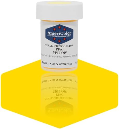 Americolor Powdered Food Color, 3gm, Yellow