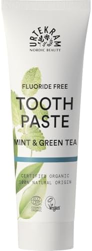 Urtekram 75ml Mint and Green Tea Organic Toothpaste