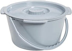 Drive Medical Commode Bucket with Plastic Handle and Cover - Each