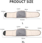 Warm Waist Belt, Men Women Winter Thicken Thermal Plush Waist Warmer Adjustable Lumbar Support Belt Abdominal Support Band