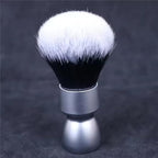 Yaqi Heavy Metal Handle Synthetic Hair Tuxedo Knot Shaving Brush