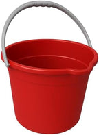 JOEY'Z 10QT (9.5L) Cleaning Bucket with Handle and Spout – Heavy Duty Mop Bucket for Household Use, Utility Pail for Water, Storage, or Car Wash - Plastic Buckets, Plastic Buckets with Handles