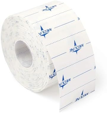 Medline MedFix Dressing Retention Tape with S-Release Liner, Secures Primary Dressings and Medical Appliances, 2" x 11 yd