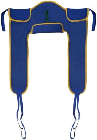 Full Body Sling Compatible with Tuffcare, Hoyer, Invacare, McKesson, Drive, Lumex, Medline, Joerns and Other Patient Lifts, Patient Lift Slings，450lb Weight Capacity (XL)