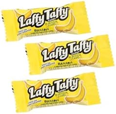 Laffy Taffy Candy, Banana Flavor, Individually Wrapped Candy (145 Pieces)