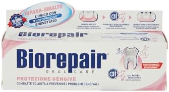 Biorepair:"Protezione Gengive" (Gum Protection) Toothpaste with microRepair, New Formula - 2.5 Fluid Ounce (75ml) Tube [ Italian Import ]