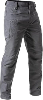 Tactical Cargo Pants for Men Stretch Water Resistant Ripstop Pants Outdoor Lightweight Work Hiking Pant with Pockets