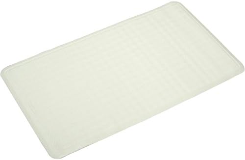 Rubbermaid Commercial Safti-Grip Bath Mat, Large, White, FG704104WHT