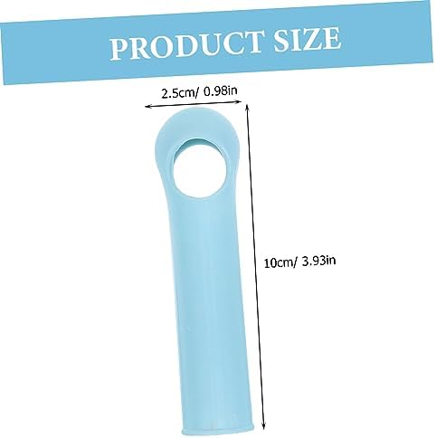 Angoily 2pcs Floor mop Broom Handle Grip mop Handle end Cap Rod Grip Sweeping Broom Stick Replacement Clean Accessories Holder Headgear Socket Plastic