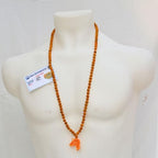 Haldi Turmeric Japa Mala 108+1 Beads – Natural Turmeric Prayer Rosary for Meditation, Mantra Chanting, Yoga & Spiritual Practice | Hindu Pooja Mala for Peace, Energy & Devotional Prayer