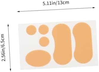 Beaupretty 15pcs High-Heeled Shoes Pad Wear-Resistant Heel Stickers Self-Adhesive Rear Heel Cushion Set Foot Protection