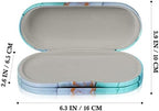Healifty Contact Lens Case and Glasses Case, 2 in 1 Double Eyeglass Case, with Mirror Tweezers Remover, Contact Lens Storage Box for Travel…