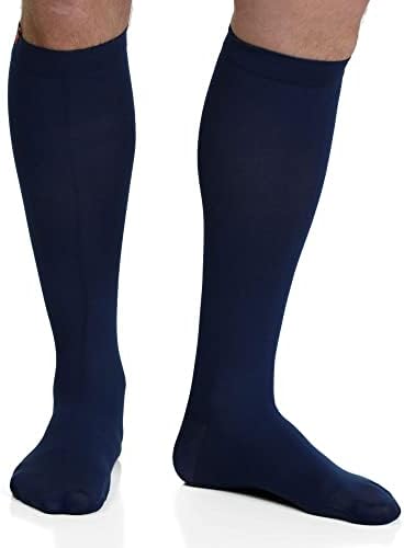 VIM & VIGR Moisture Wick Nylon 15-20 mmHg Graduated Compression Socks for Women & Men