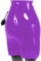 Natural Latex Rubber Inflatable Male Famale Shorts Pants Purple Customization Cosplay